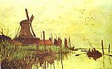 Mill near Zaandam by Claude Monet